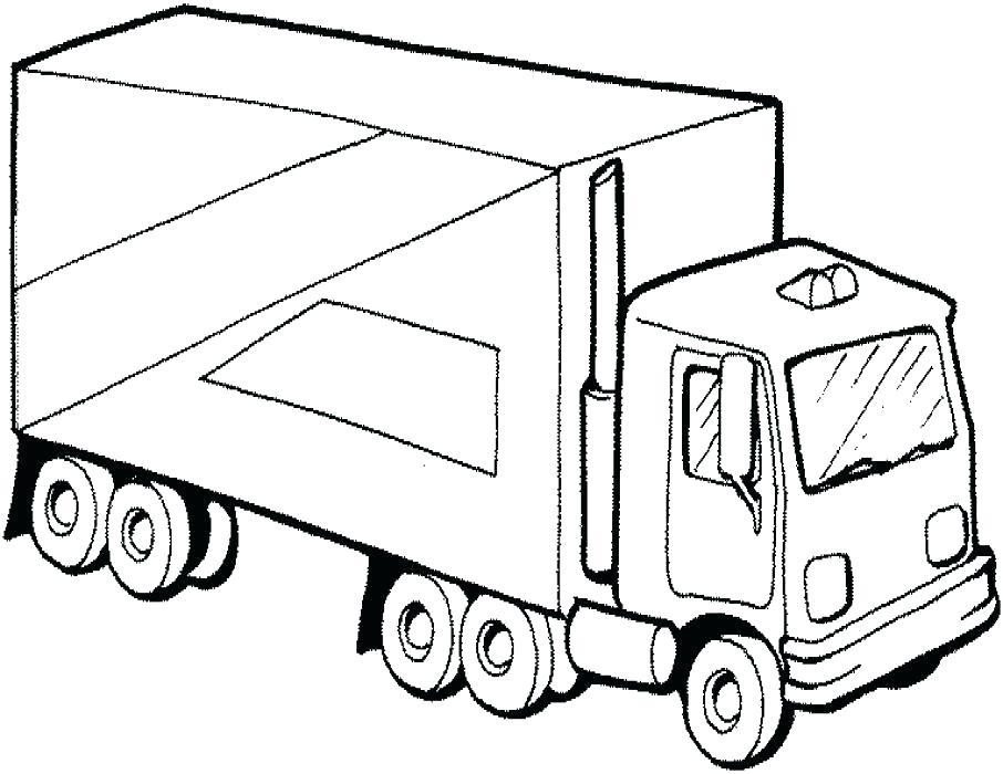 Semi Truck Coloring Page Semi Truck Coloring Pages Trailer Semi 906x700 Semi Truck Coloring Page Semi Truck Coloring Pages Trailer Semi