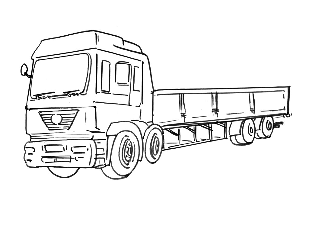 Semi Trailer 1024x768 Semi Trailer