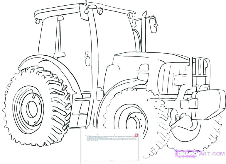 Truck And Trailer Coloring Pages Tractor Printable Farm John Semi 770x560 Truck And Trailer Coloring Pages Tractor Printable Farm John Semi