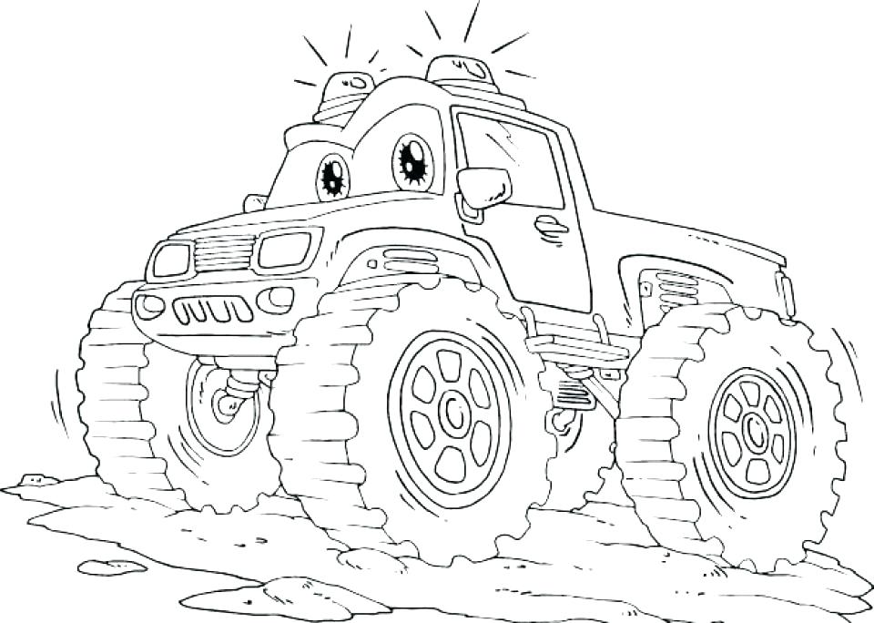 960x684 Semi Truck Coloring Pages Truck Coloring Pages Free Monster Truck