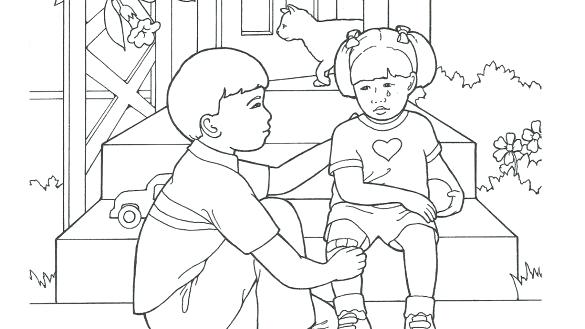 Lds Service Coloring Page 585x329 Lds Service Coloring Page