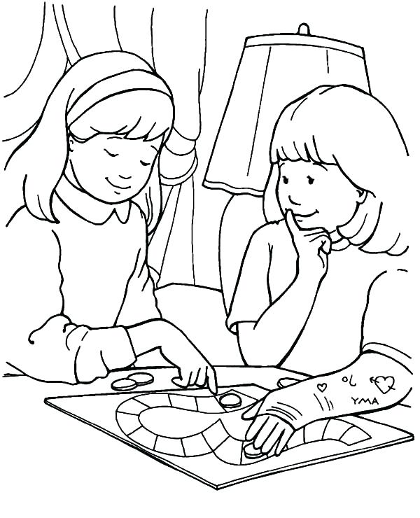 Helping Others Coloring Pages Showing Love Share Your Burden 600x740 Helping Others Coloring Pages Showing Love Share Your Burden