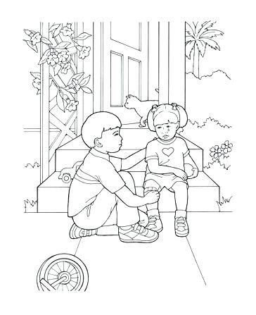 364x447 Anti Bullying Coloring Pages Helping Others Coloring Pages Anti