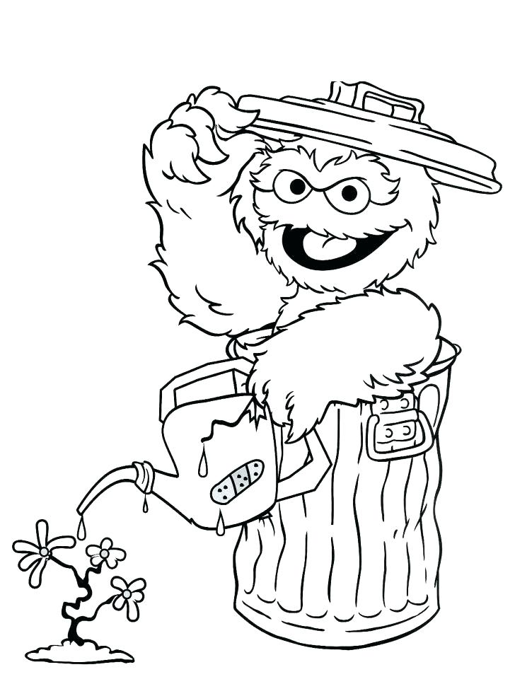 Sesame Street Birthday Coloring Pages at GetColorings.com | Free