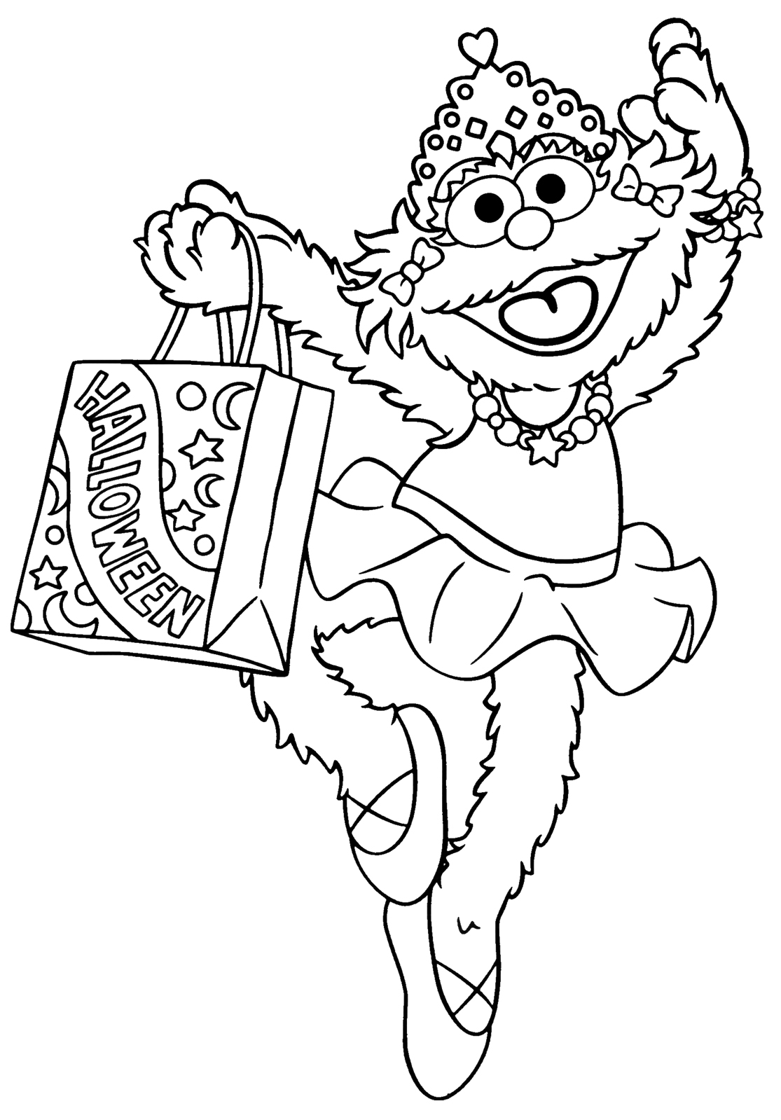 Printable Halloween Coloring Page Sesame Street 1115x1599 Printable Halloween Coloring Page Sesame Street