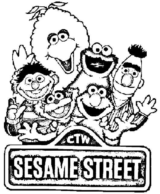Sesame Street Coloring Pages Coloring Pages Printable 530x640 Sesame Street Coloring Pages Coloring Pages Printable
