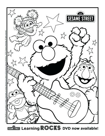 Sesame Street Birthday Coloring Pages at GetColorings.com | Free ...