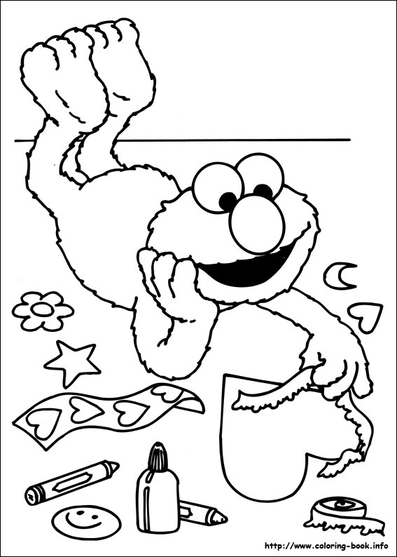 Sesame Street Coloring Pages 567x794 Sesame Street Coloring Pages