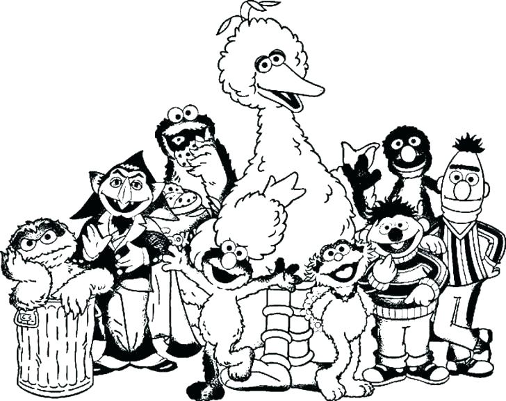 Sesame Street Coloring Sheets Also Bonanza Sesame Street Coloring 728x578 Sesame Street Coloring Sheets Also Bonanza Sesame Street Coloring