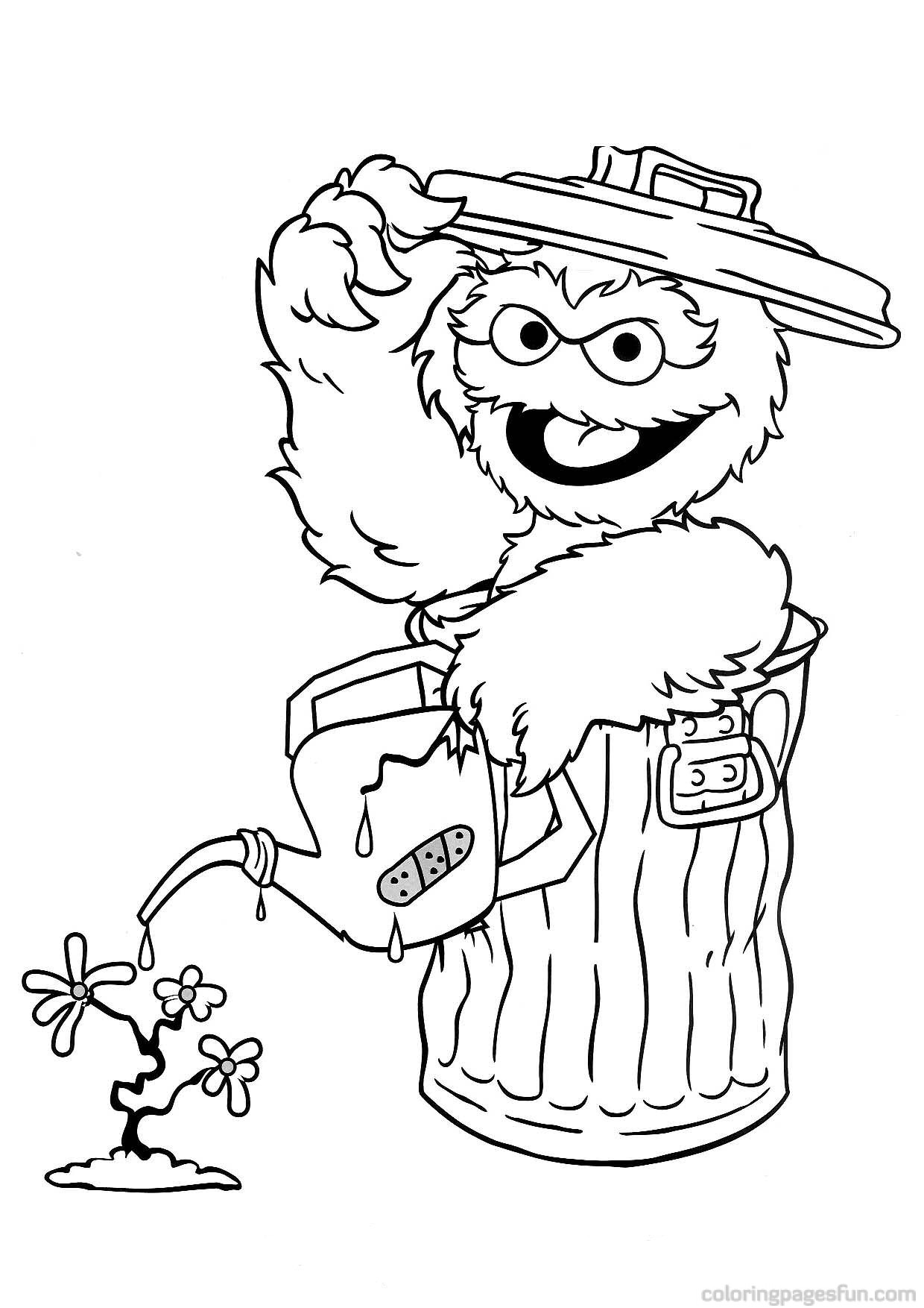 Sesame Street Coloring Pages 1240x1754 Sesame Street Coloring Pages