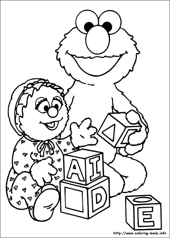 Free Sesame Street Coloring Pages 567x794 Free Sesame Street Coloring Pages