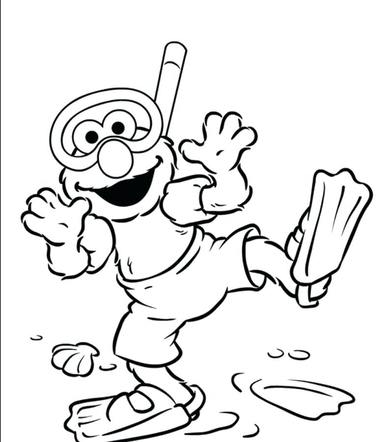 Sesame Street Christmas Coloring Pages 790x900 Sesame Street Christmas Coloring Pages