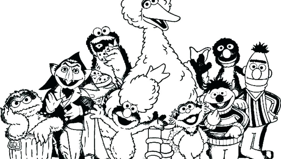 Coloring Page Sesame Street Coloring Pages Sesame Street Coloring 960x544 Coloring Page Sesame Street Coloring Pages Sesame Street Coloring