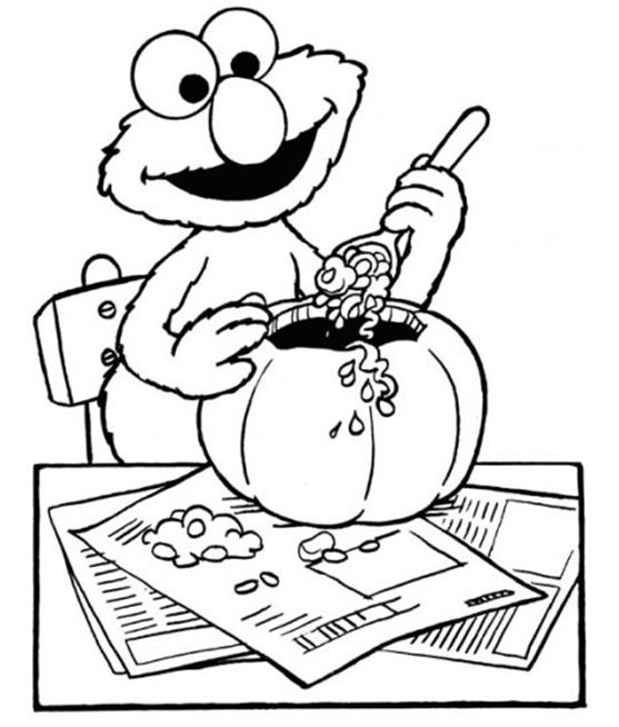 557x654 Elmo Halloween Coloring Pages Sesame Street Halloween Coloring