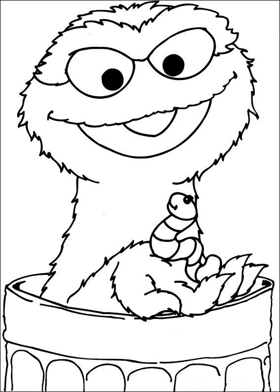 Sesame Street Coloring Pages 567x794 Sesame Street Coloring Pages