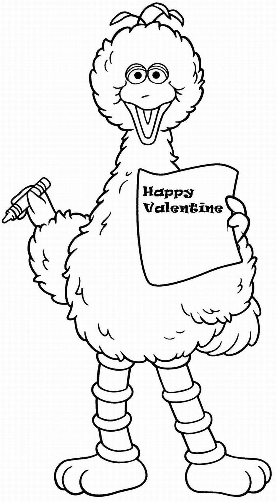 Sesame Street Printable Coloring Pages Valentine Things For My 938x1699 Sesame Street Printable Coloring Pages Valentine Things For My