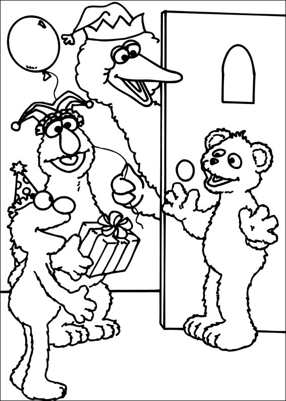 567x794 Free Printable Sesame Street Coloring Pages For Kids