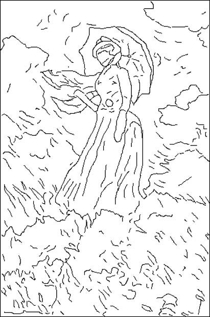411x621 Coloriage Monet Monet, Artist And Crafts