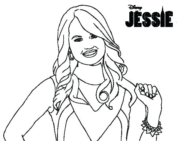 600x470 Disney Channel Jessie Coloring Pages