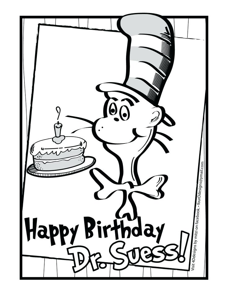 Dr Seuss Coloring Sheets Free Happy Birthday Coloring Pages Free 736x952 Dr Seuss Coloring Sheets Free Happy Birthday Coloring Pages Free