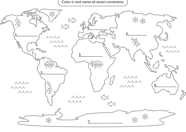 Seven Continents Coloring Page Free Coloring Map The 7 Continents 600x425 Seven Continents Coloring Page Free Coloring Map The 7 Continents