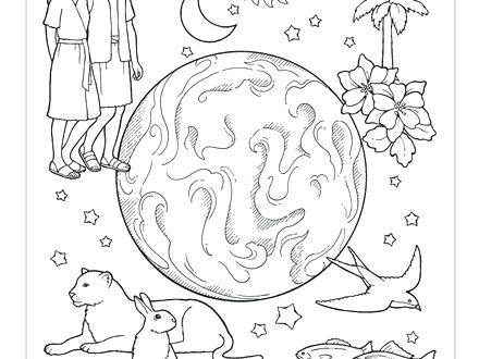 440x330 Creation Coloring Book 7 Days Of Creation Coloring Pages Coloring