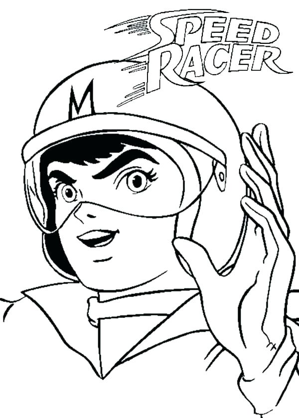 600x839 Speed Racer Coloring Pages Speed Racer Coloring Pages Needlework