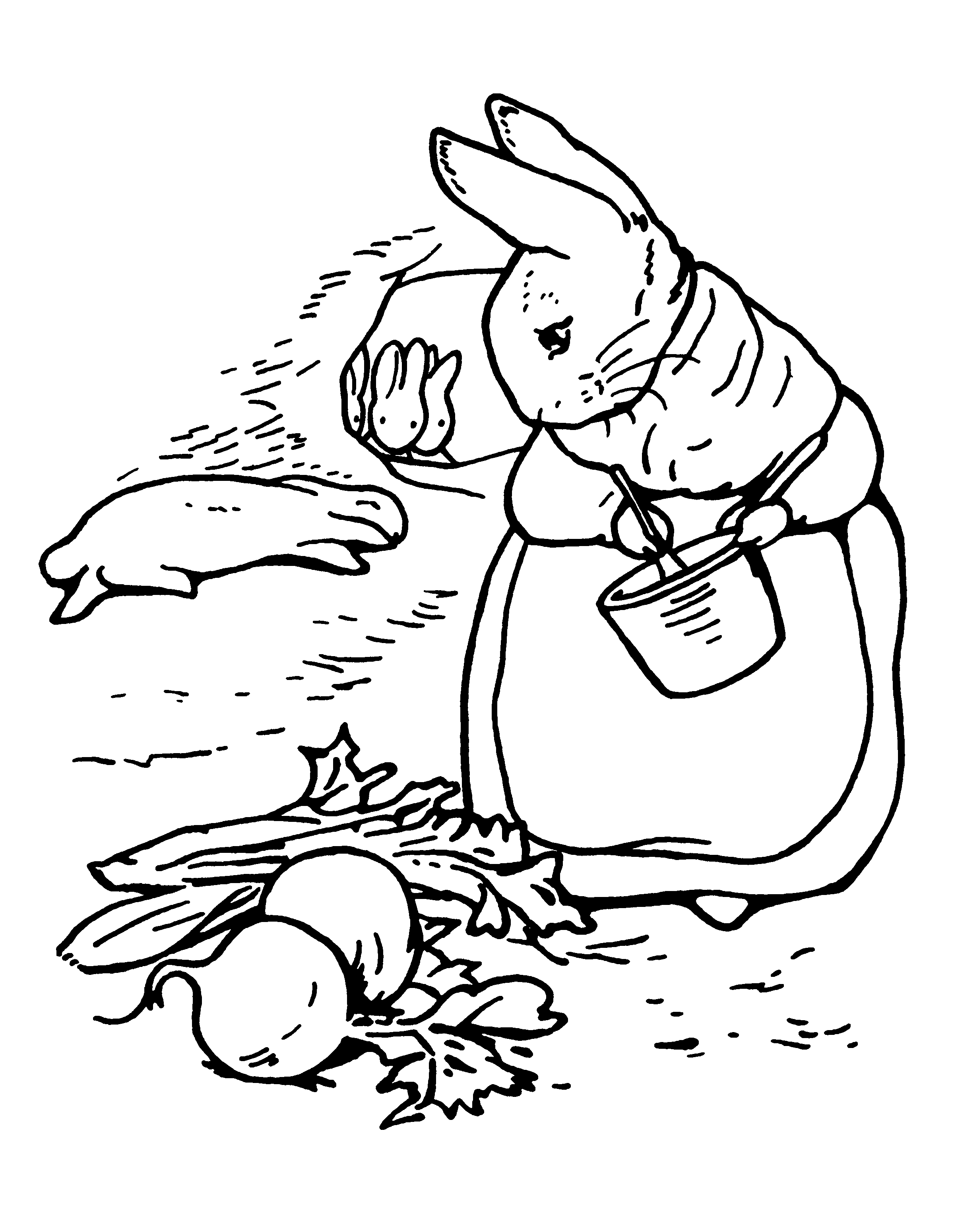 2400x3100 Beatrix Potter Coloring Pages