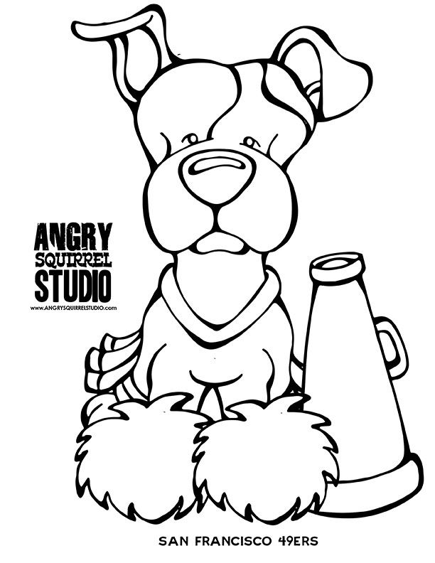 Sf 49ers Coloring Pages