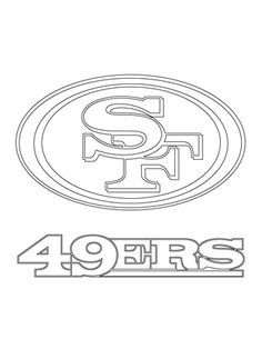 236x314 49ers free stencil San Francisco 49ers Logo Coloring Page