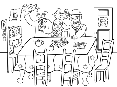 480x358 Shavuot Jewish Holiday Coloring Pages