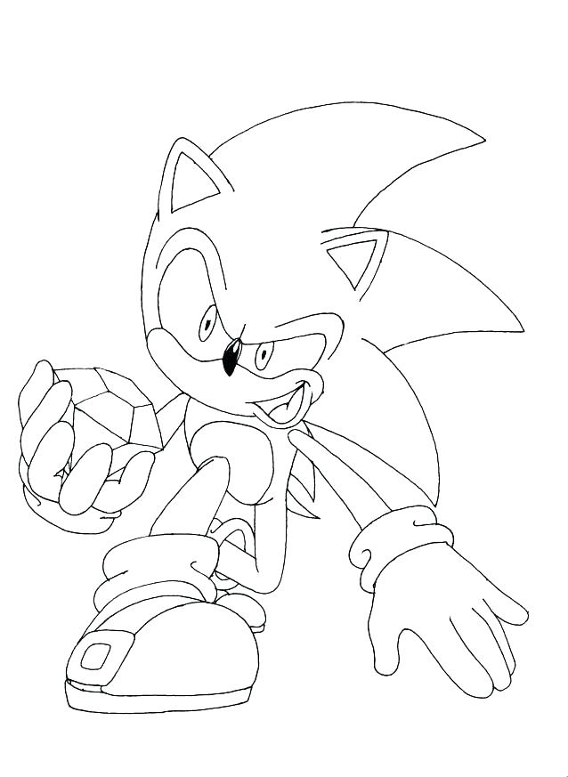 638x873 Shadow Coloring Pages Sonic The Hedgehog Coloring Pages To Print