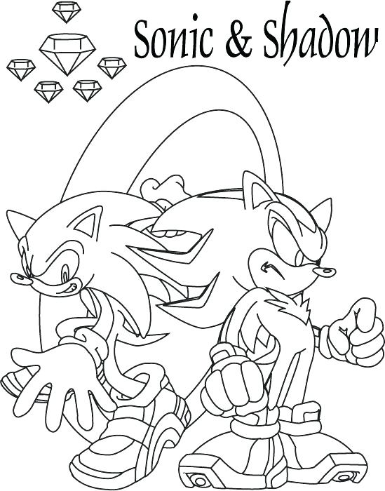 549x700 Sonic Hedgehog Color Pages Printable Coloring Sonic The Coloring