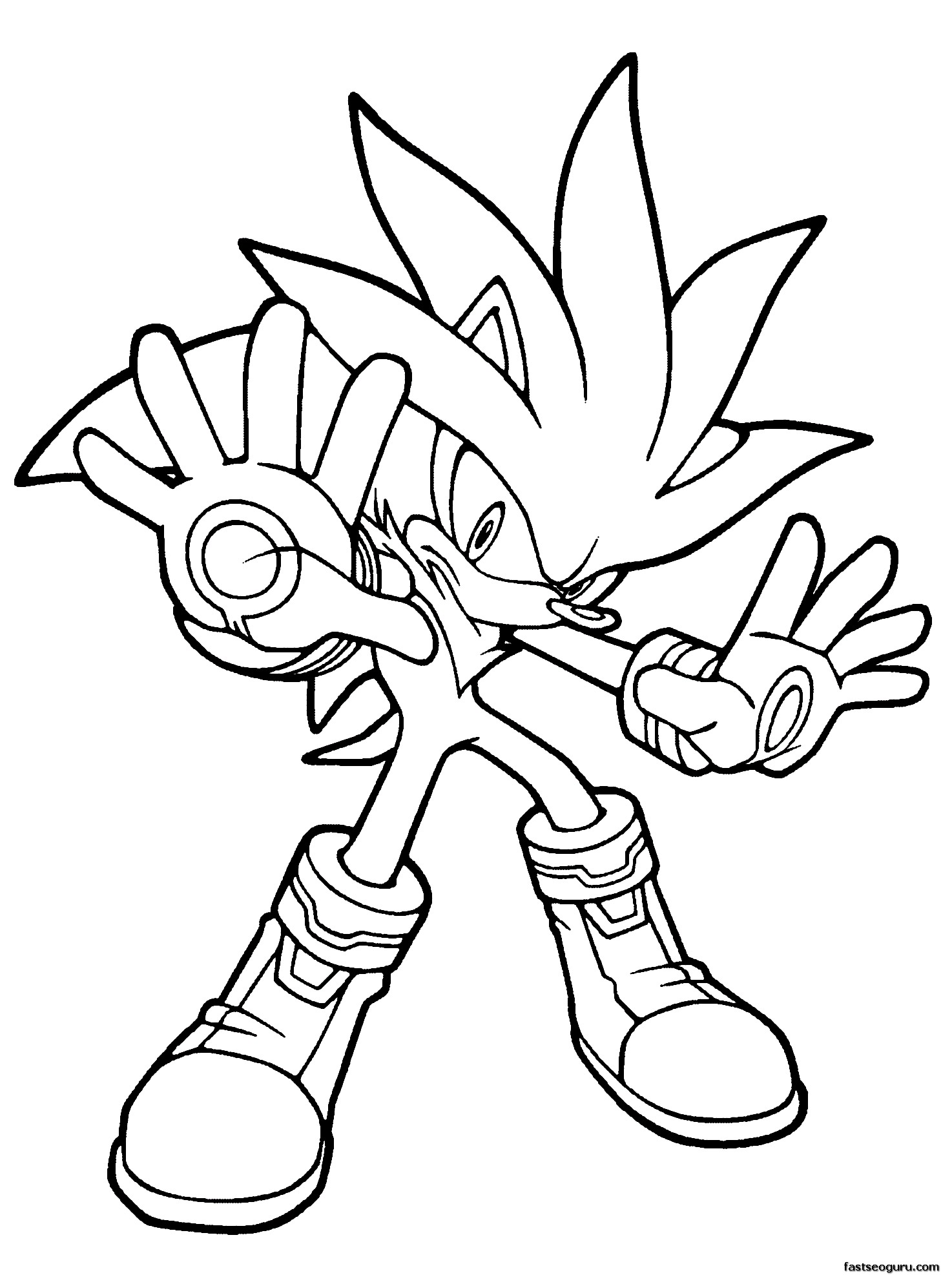 1474x1974 Full Sonic Silver And Shadow Coloring Pages The Hedgehog