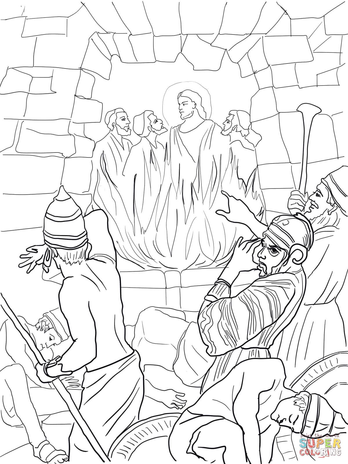 1200x1600 Shadrach, Meshach And Abednego In The Fiery Furnace Super