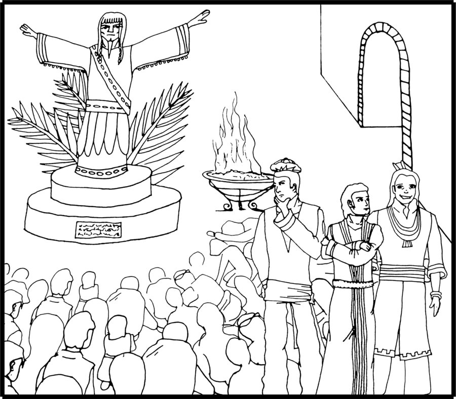 900x788 Shadrach Meshach Abednego Coloring Pages Shadrach Meshach