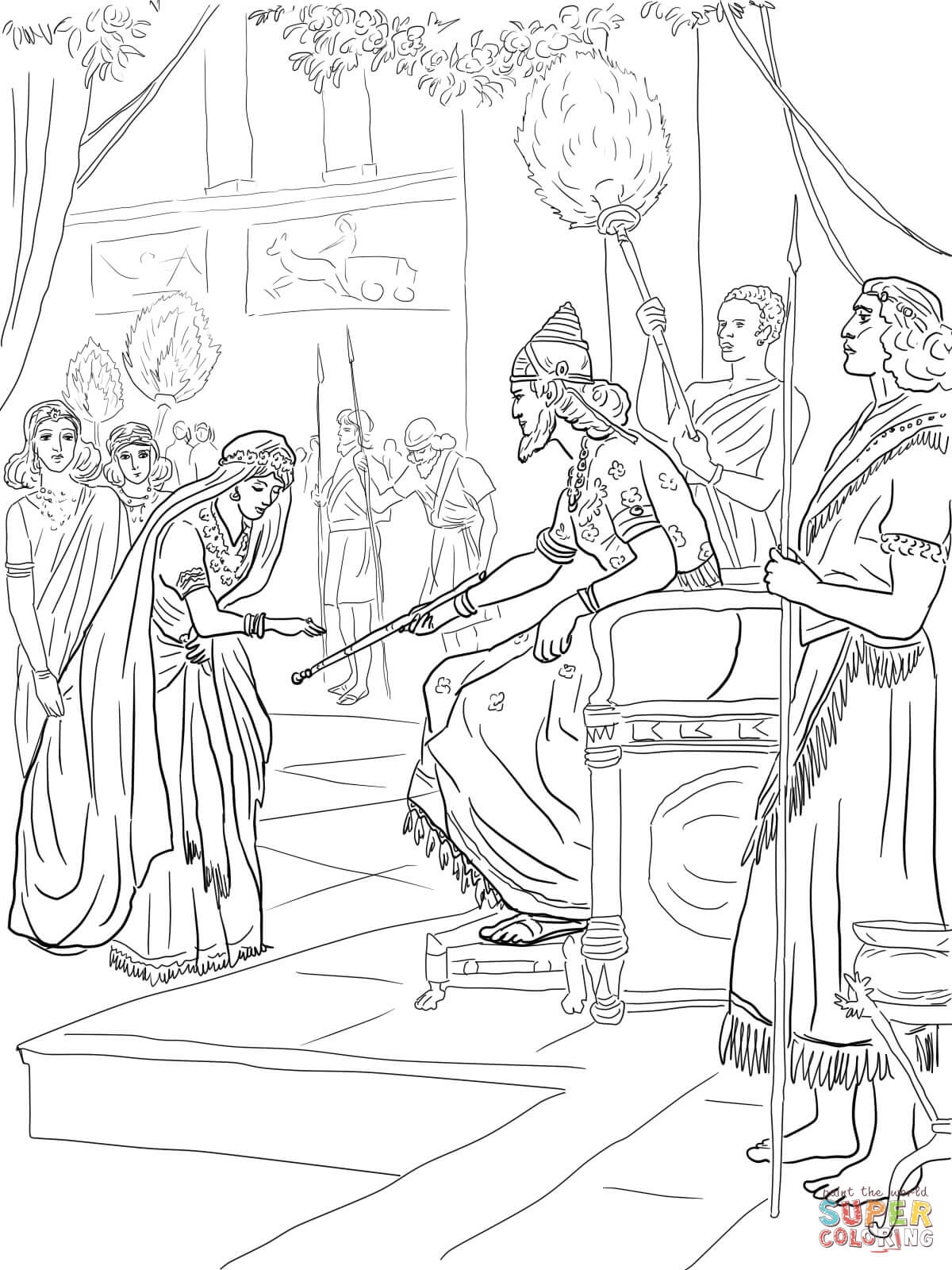 1200x1600 Coloring Page Of Shadrach Meshach And Abednego