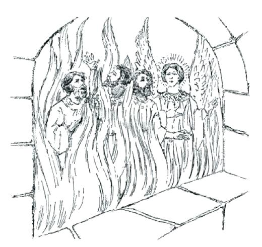 520x491 Coloring Terrific And Coloring Page Daniel Shadrach Meshach