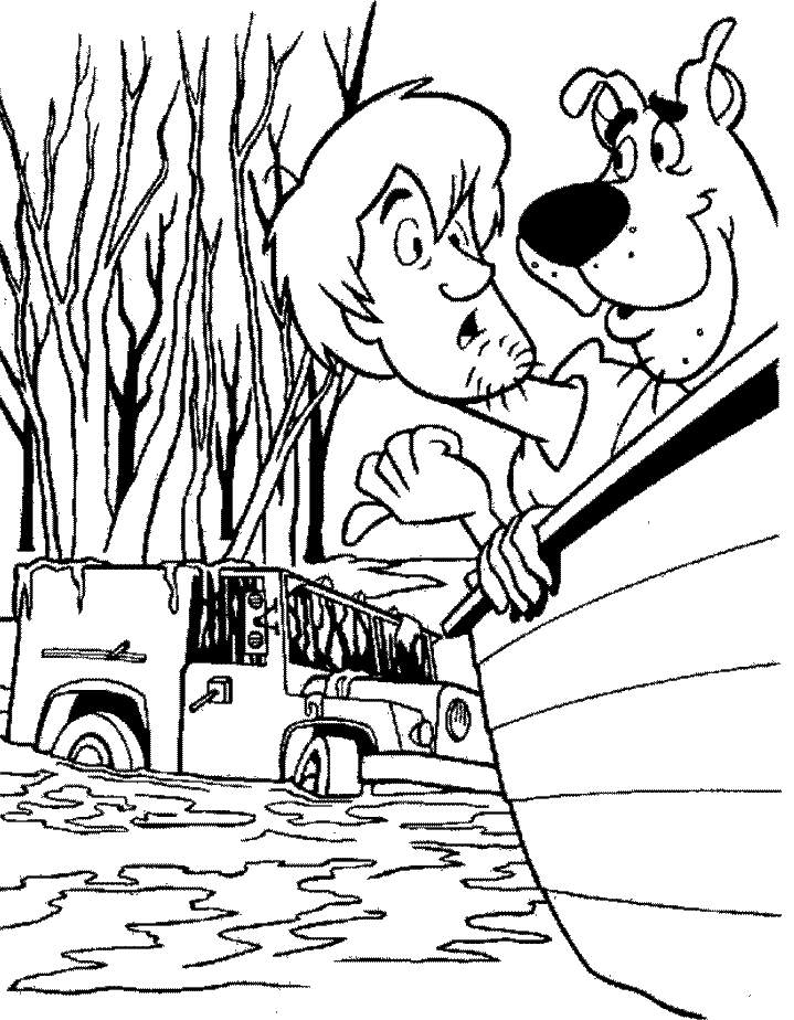 719x924 Images Of Shaggy From Scooby Doo Coloring Pages
