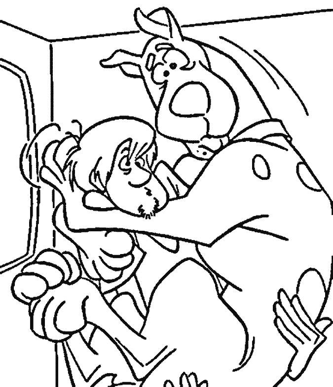 675x783 Shaggy And Scooby Doo Coloring Sheets Coloring Pages