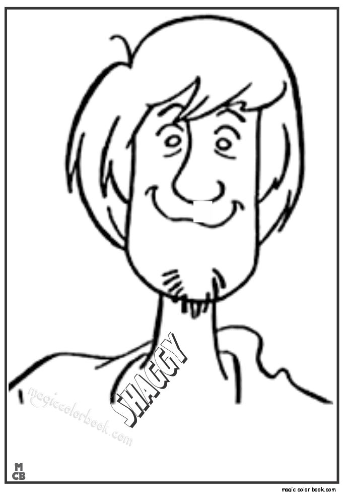 685x975 Shaggy Scooby Doo Free Coloring Pages 01