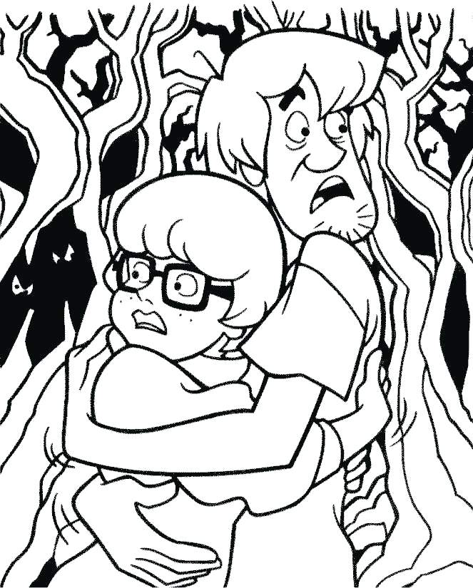 663x825 Scooby Doo Coloring Pages Velma