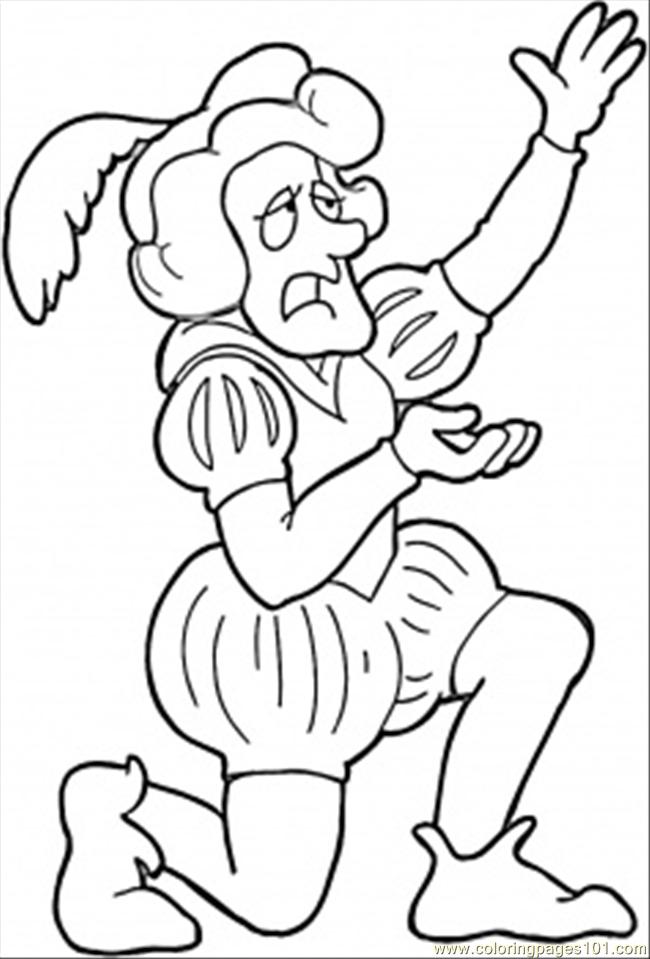 Shakespeare Coloring Page 650x959 Shakespeare Coloring Page