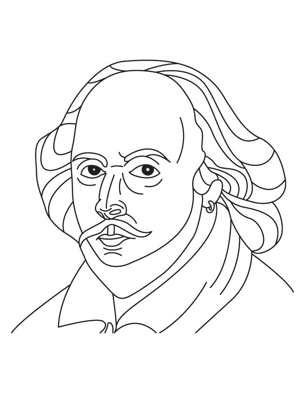 William Shakespeare Coloring Page Click Romeo And In The Garden 630x810 William Shakespeare Coloring Page Click Romeo And In The Garden