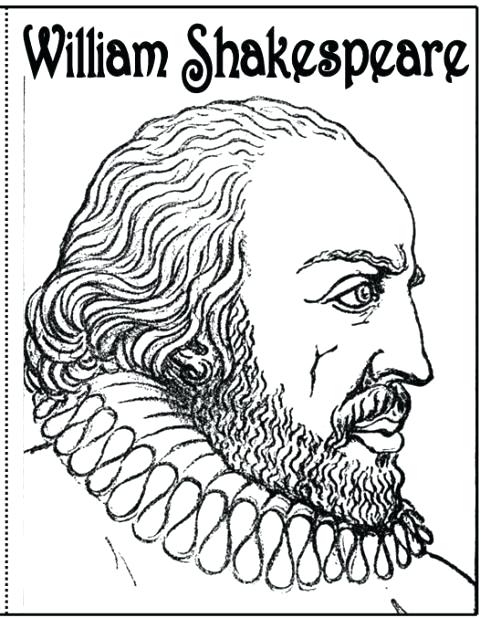 Shakespeare Coloring Pages William Shakespeare Coloring Page Adult 480x618 Shakespeare Coloring Pages William Shakespeare Coloring Page Adult