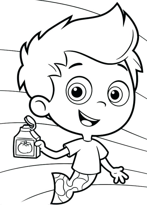 600x840 Inspiring Bubble Guppies Coloring Page Bubble Guppies Coloring