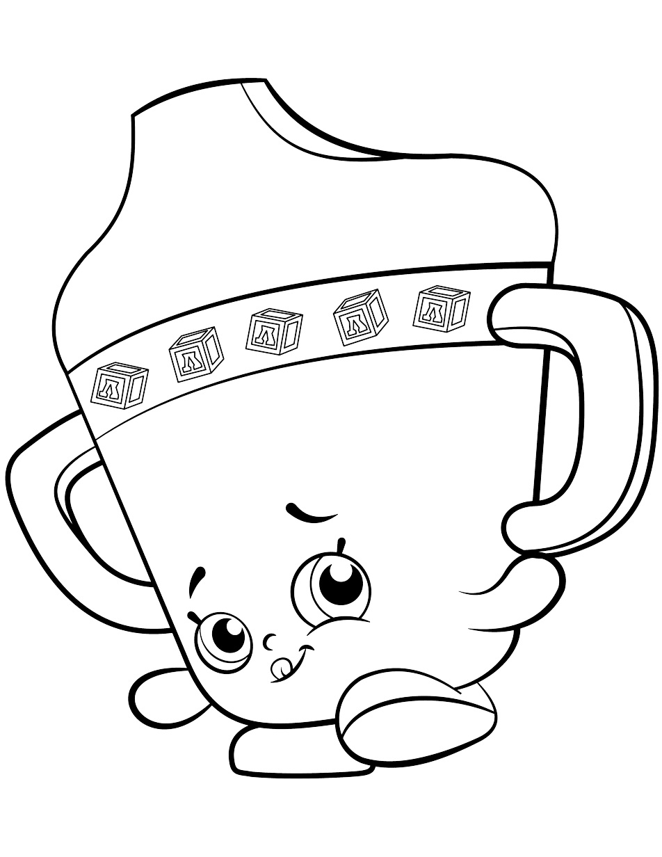 952x1232 Shampoo Sue Shopkins Coloring Page