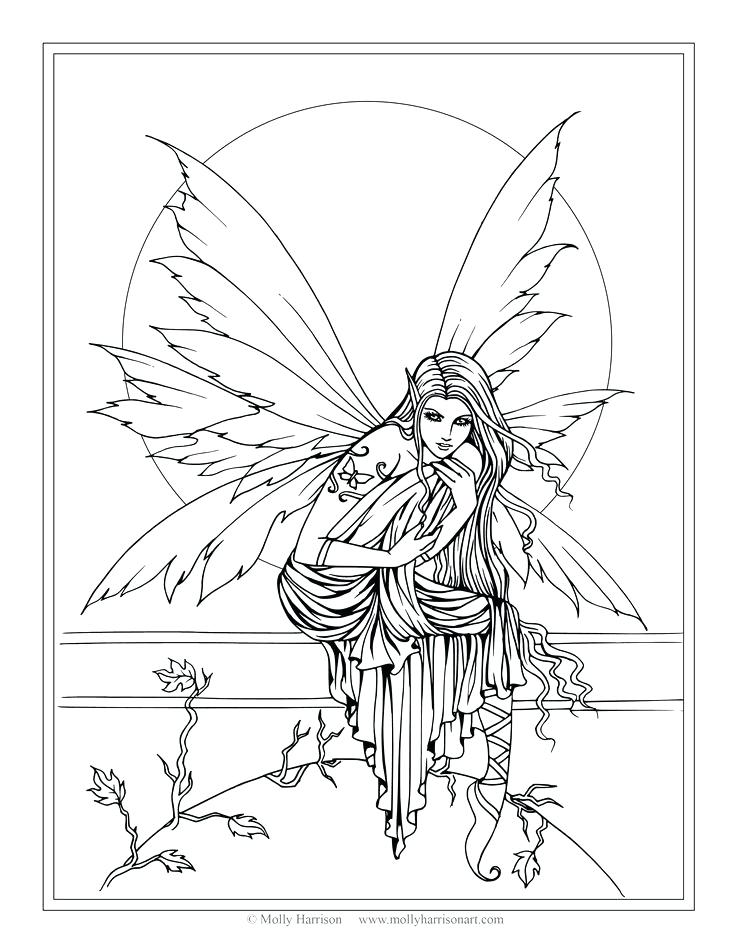 736x952 Amy Brown Coloring Pages