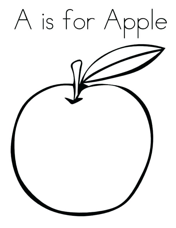 600x776 Coloring Book Page Apple Apple Slices Colouring Coloring Pages