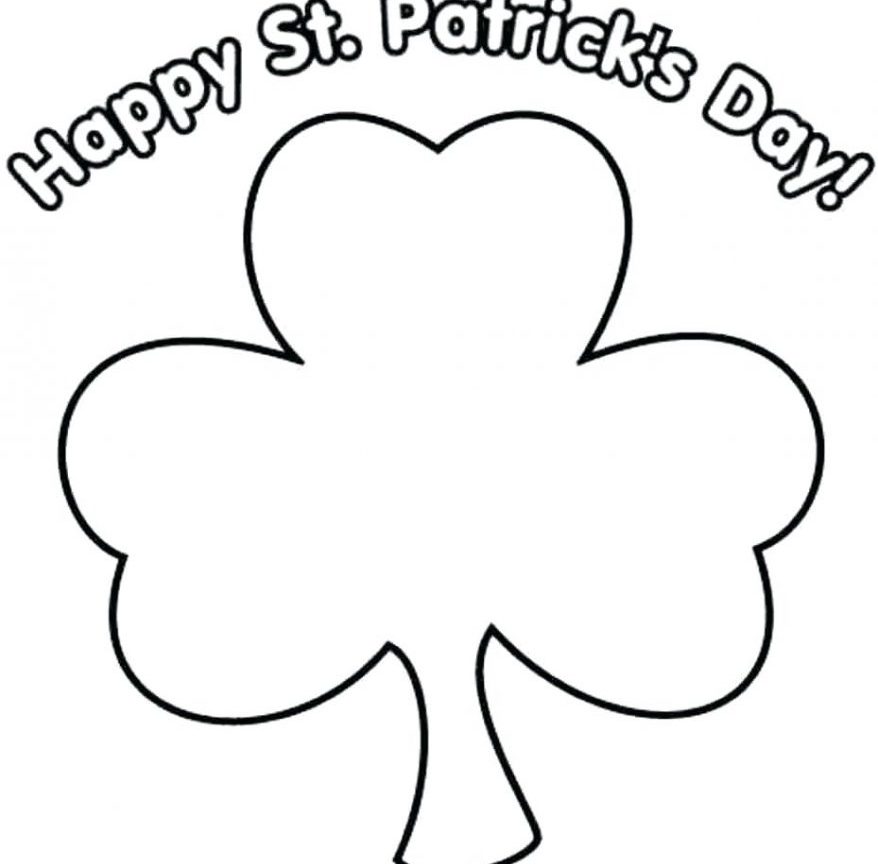 878x864 Awesome Shamrock Pictures To Print And Coloring Printable Color